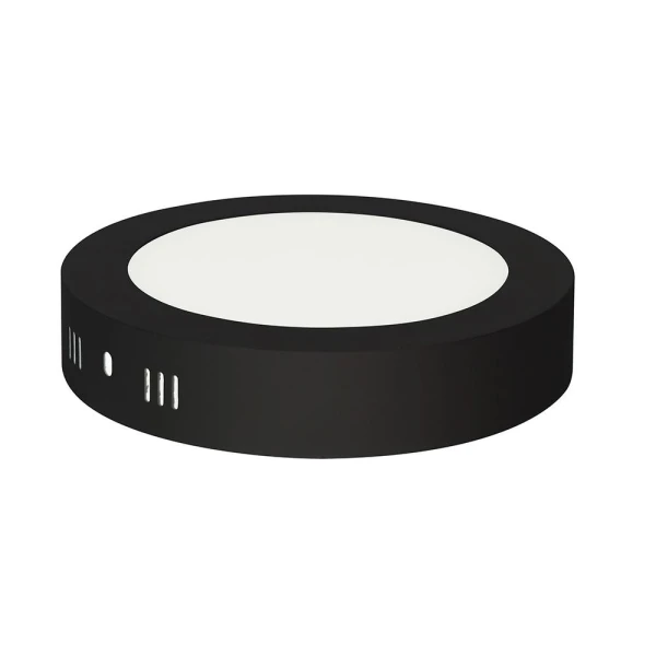 Plafoniera LED rotunda, 18 W, 6400 K, 1300 lm, negru, CAROLINE-18 Horoz image
