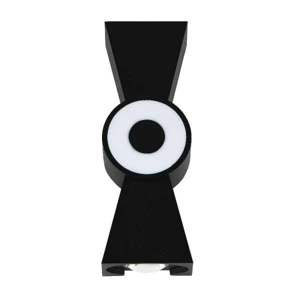 Aplica de perete decorativa, 12 W, 4200 K, 760 lm, negru, IP54, LAGOS Horoz image
