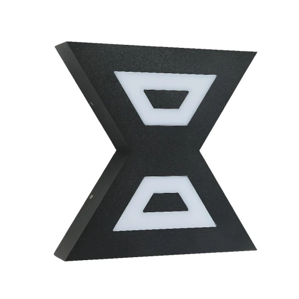 Aplica de perete decorativa, 12 W, 4200 K, 910 lm, negru, IP54, METROPOL-12 Horoz image