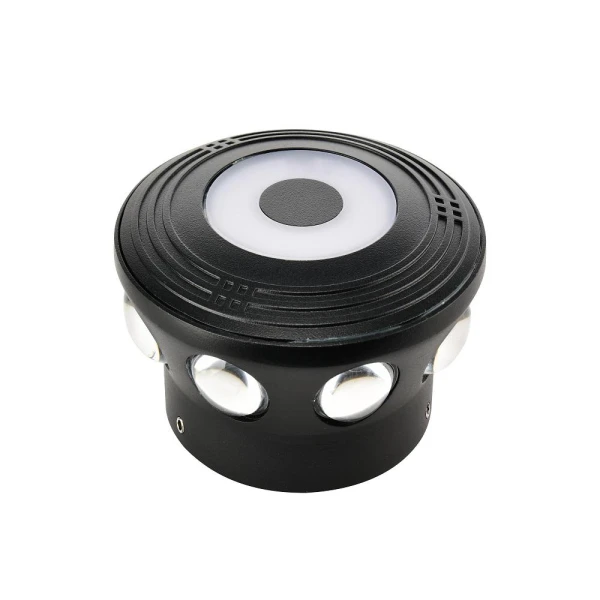 Aplica de perete decorativa, 9 W, 4200 K, 865 lm, negru, IP54, BOLERO-9 Horoz image