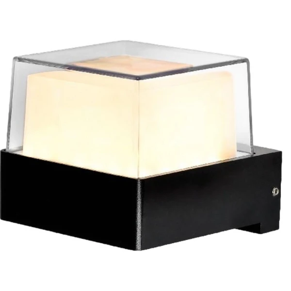 Aplica de perete, decorativa, 5W, 4200K, 450lm, negru, IP54, KING-5/S Horoz image