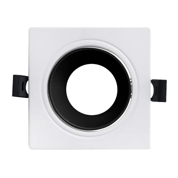 Spot LED patrat incastrat, 10 W, IP20, alb/negru, AZELYA-2 Horoz image