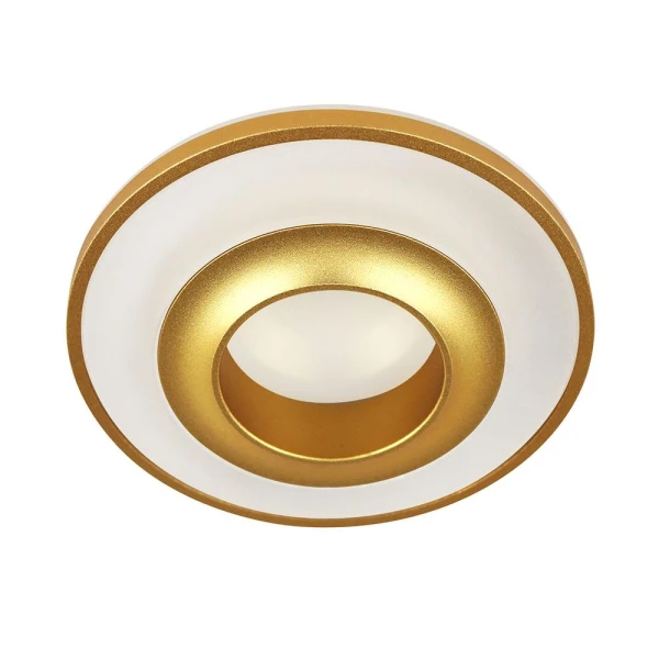 Spot LED rotund incastrat, 10 W, IP20, auriu, BEGONVİL Horoz image