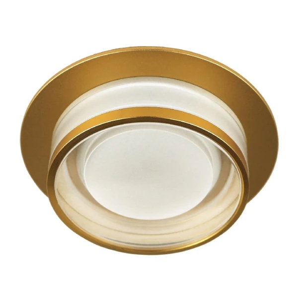 Spot LED rotund incastrat, 10 W, IP20, auriu, NANE Horoz image