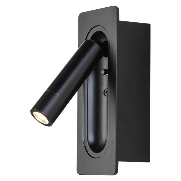 Corp de iluminat pe perete, 3 W, 4200 K, 100 lm, negru, IP20, BELEK Horoz image