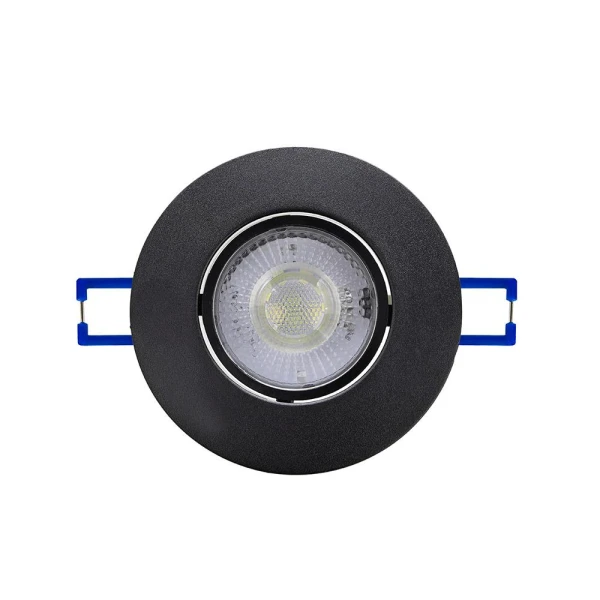 Spot LED incastrat rotativ, 5 W, 3CCT DIP, 450 lm, IP20, negru, NORA PRO-5 Horoz image