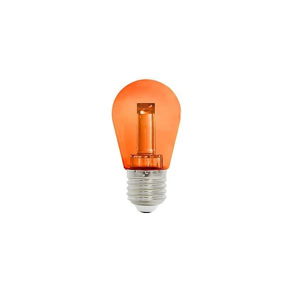 Bec LED FANTASY, 2 W, 96 lm, E27, portocaliu, Horoz image