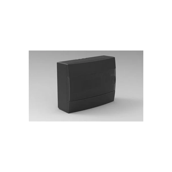 Tablou electric 12 module. montaj aparent. negru. Teb image