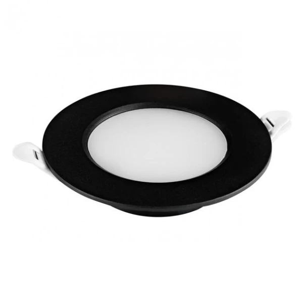 Spot incorporabil LED, 5 W, 6400K, negru, AURA TEB image