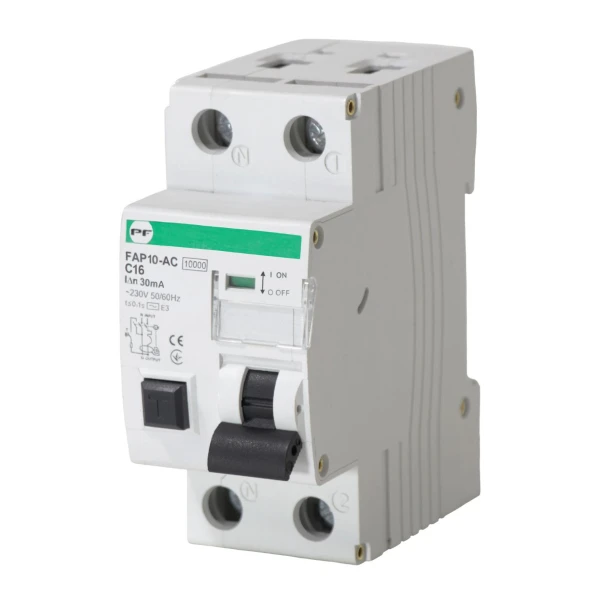 Intrerupator automat diferential, curba C, 1P+N, 16А, 10kA, Clasa AC, Promfactor image