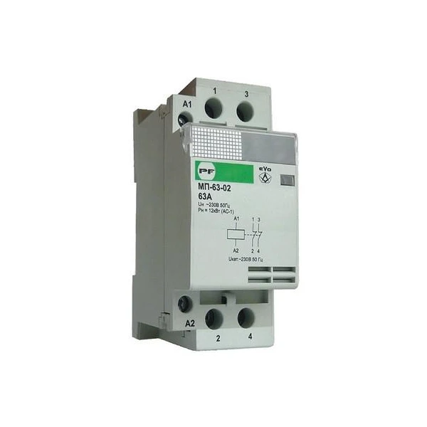 Contactor modular. 2Р. 63А. 2NC. Promfactor image