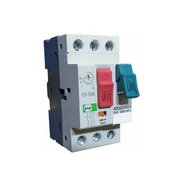 Intrerupator automat de protectie motor АВЗД 2000/3-1. 4 - 6.3А. Promfactor image