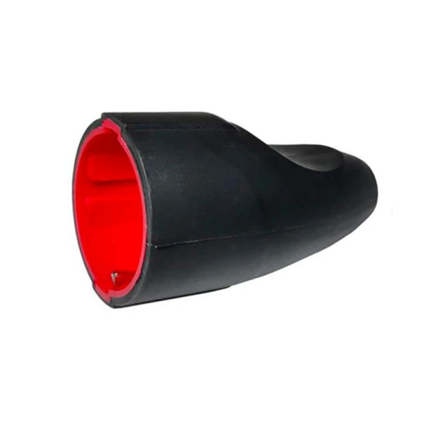 Cupla cu impamantare, 16A, neagra, Neomax image