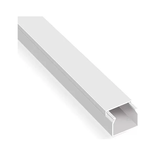 Canal cablu PVC, 25 x 25 mm, alb, Neomax image