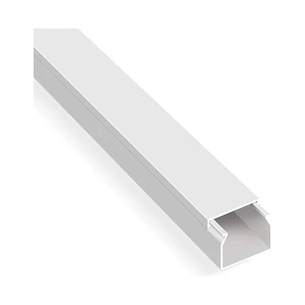 Canal cablu PVC, 40 x 40 mm, alb, Neomax image