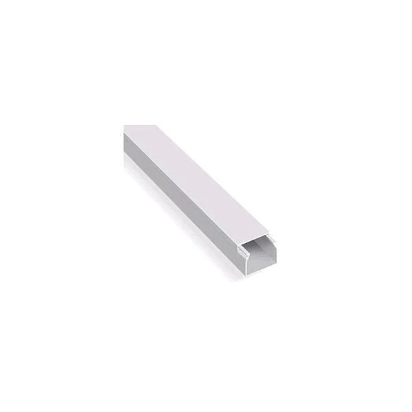 Canal cablu PVC cu inchidere dubla, 15 x 10 mm, alb, Neomax image