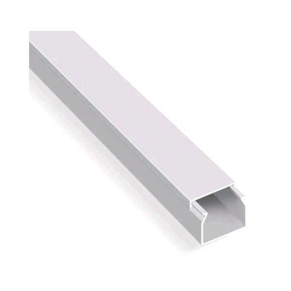 Canal cablu PVC cu inchidere dubla, 20 x 10 mm, alb, Neomax image