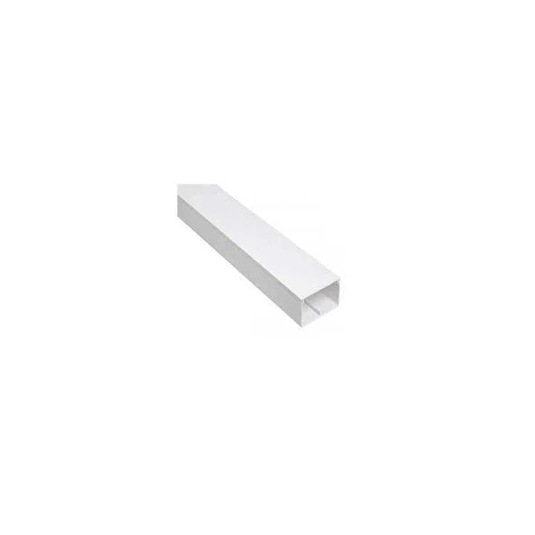 Canal cablu PVC cu inchidere dubla, 25 x 25 mm, alb, Neomax image