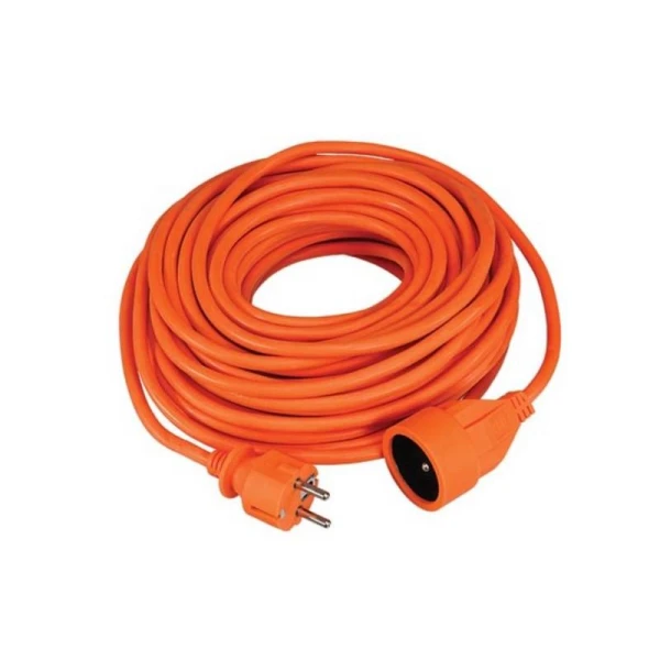 Prelungitor cu o priza, fara impamantare, 5 m, 2 x 1.0 mm2, 16 A, oranj, Neomax image