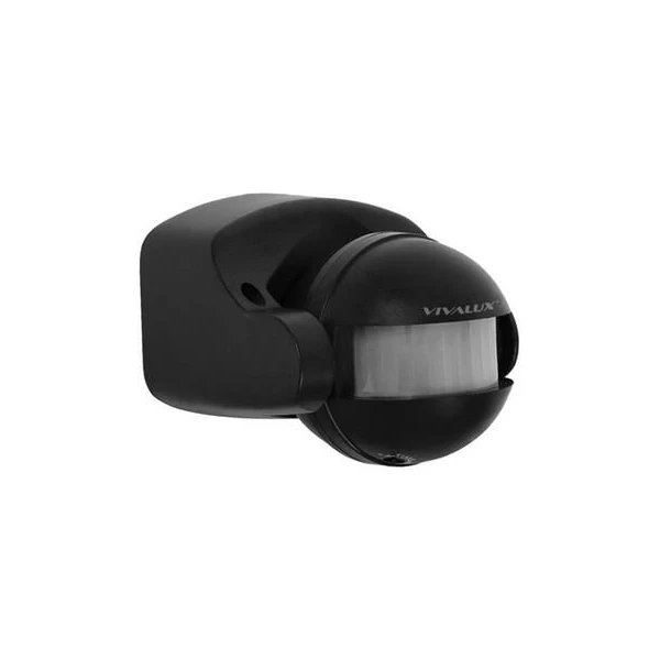 Senzor de miscare FLEX Vivalux. 180 grade. Negru. IP44. image