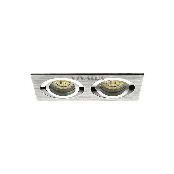 Spot incorporabil LED STYLE Vivalux. MR16. 2 x GU5.3. Aluminiu. image