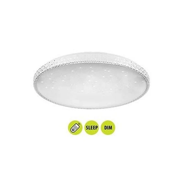 Plafoniera multifunctionala  LED, 36W, 3000K-6400K, 2450Lm, cu telecomanda, HERA Vivalux image
