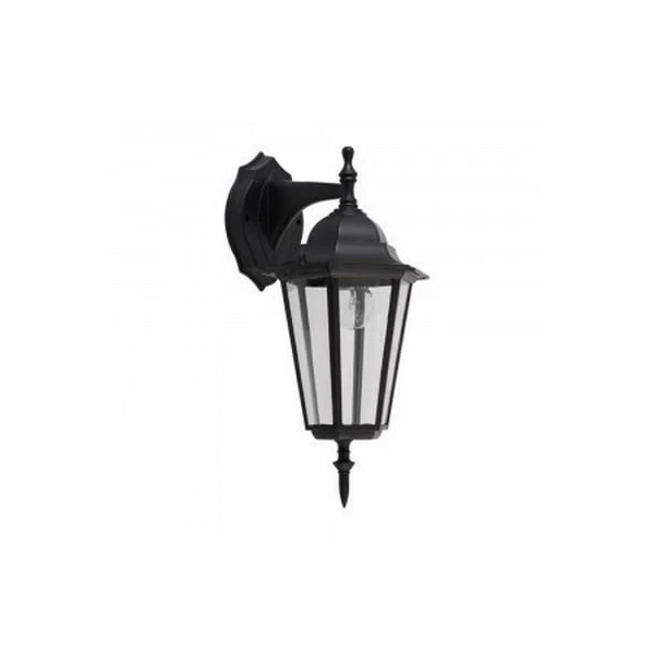 Felinar de gradina, montaj perete, directionat in jos, negru, 1xE27, max 60W, IP44, MARIBOR Vivalux image
