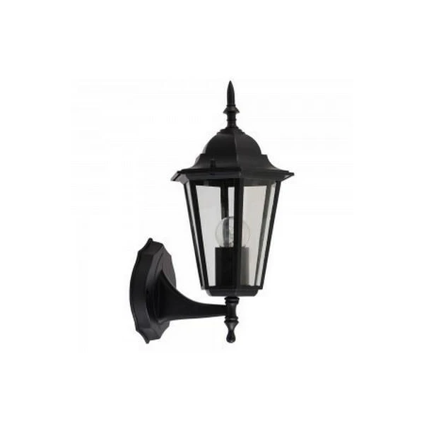 Felinar de gradina, montaj perete, directionat in sus, negru, 1xE27, max 60W, IP44, MARIBOR Vivalux image