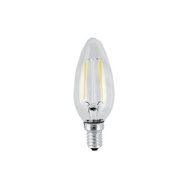 Bec LED Filament VIVALUX. 4 W. 3000 K. 470 Lm. E14. Forma lumanare. image