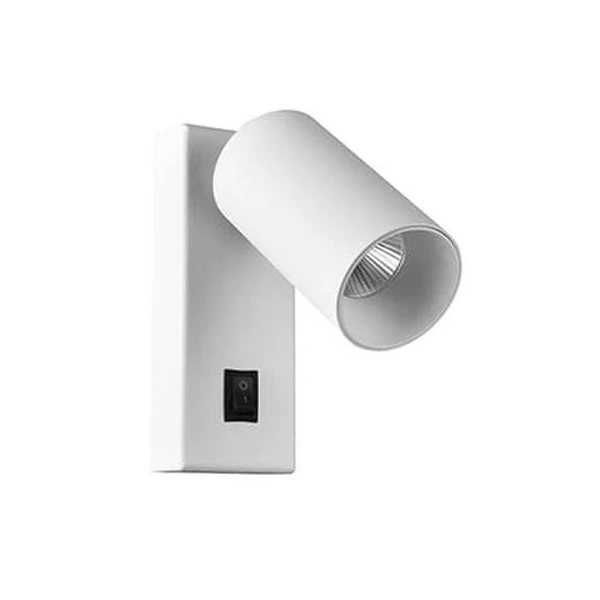 Aplica de perete cu intrerupator LUX Vivalux. MR16. GU10. Alb. image