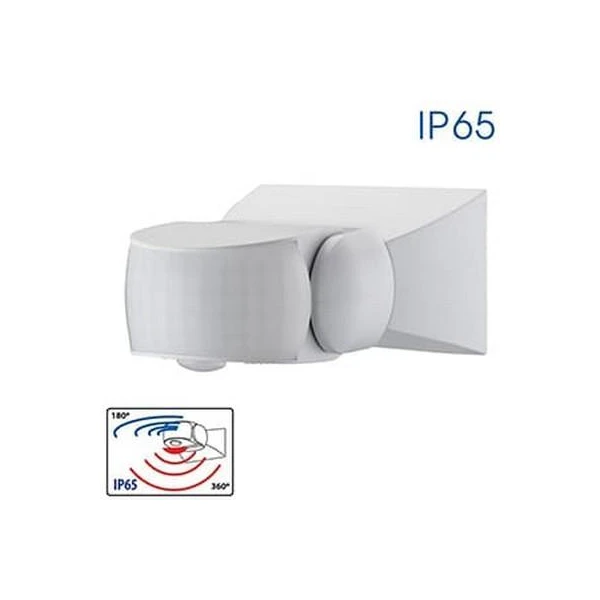 Senzor de miscare cu infrarosu 2 in 1 NEXO Vivalux. 180 grade /360 grade. IP65. Alb. image