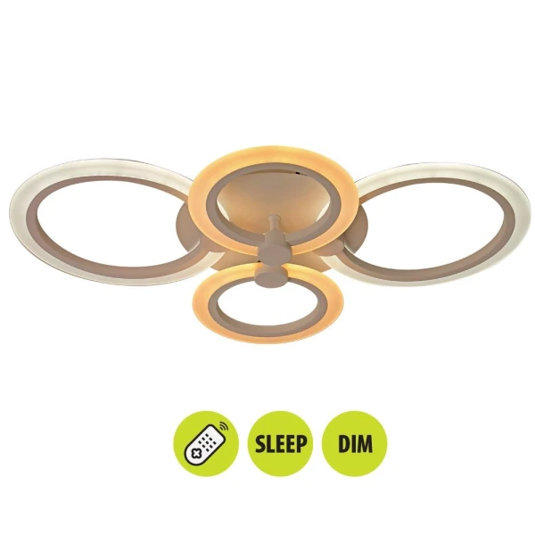 Lustra LED cu telecomanda, 51 W, 4000 K, 4466 lm, DOTS Vivalux image