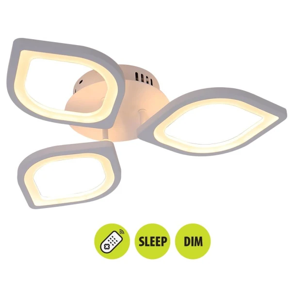 Lustra LED cu telecomanda, 48 W, 3000-6000 K, 3772 lm, VIKI Vivalux image