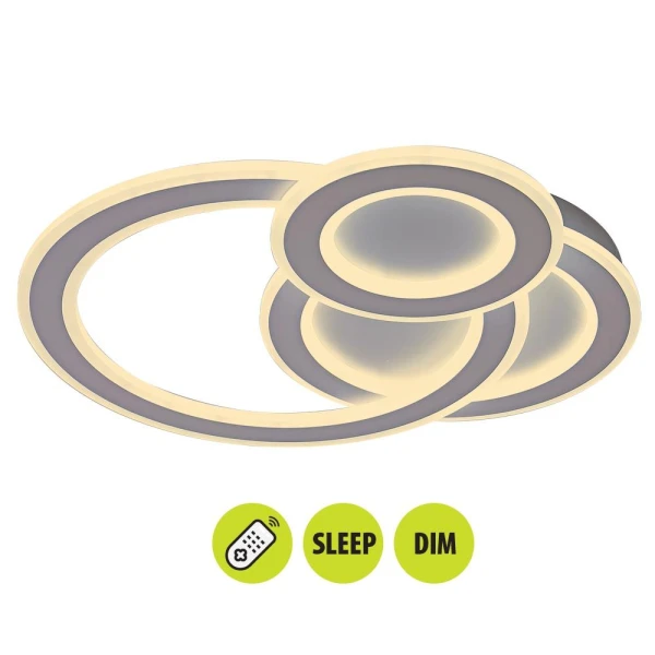 Lustra LED cu telecomanda, 105 W, 3000-6000 K, 8573 lm, CANDY Vivalux image