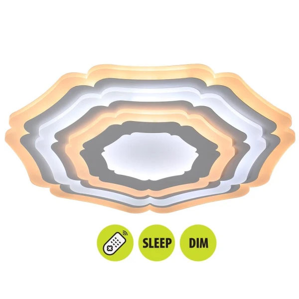Lustra LED cu telecomanda, 77 W, 4000 K, 5785 lm, NORA Vivalux image
