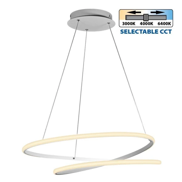 Lustra LED, 56 W, 3000-6400 K, 4116 lm, alb, CCT, DREAM Vivalux image