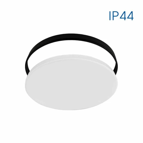 Corp de iluminat pentru tavan, 18 W, 4000 K, 1400 lm, IP44, alb/negru, SIRI Vivalux image