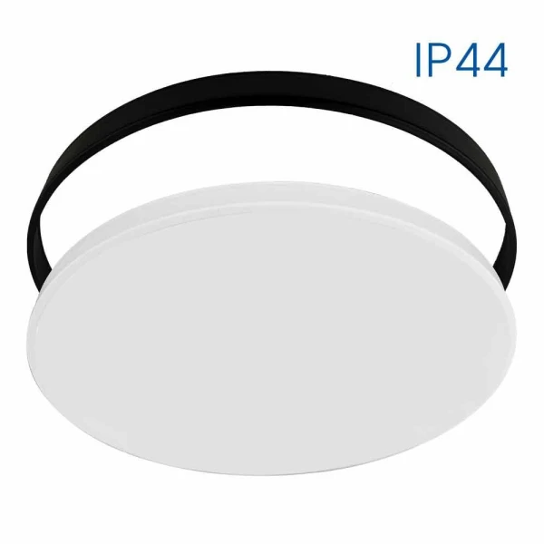 Corp de iluminat pentru tavan, 32 W, 4000 K, 2560 lm, IP44, alb/negru SIRI Vivalux image