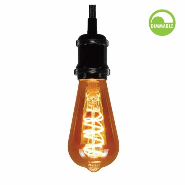 Bec LED, 4 W, E27, 2200 K, 300 lm, dimmer, FLICK DECO DST64 Vivalux image