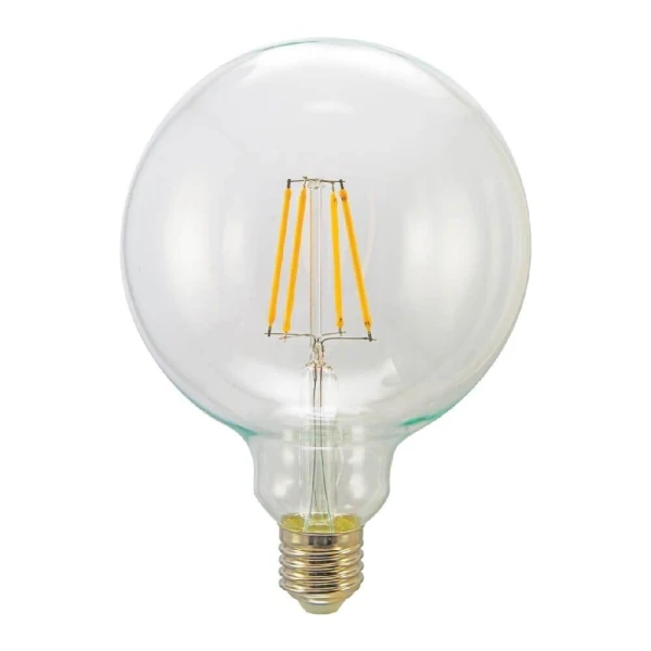 Bec LED, 8 W, E27, 3000 K, 806 lm, dimmer, FLICK GLOBO GGF125 Vivalux image