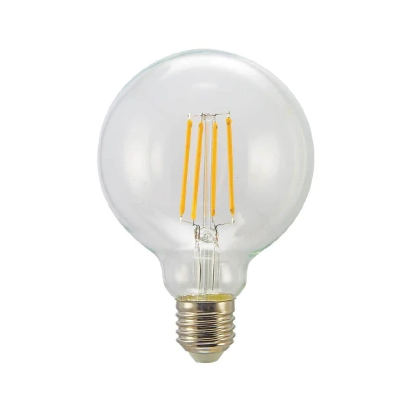 Bec LED, 8 W, E27, 3000 K, 806 lm, dimmer, FLICK GLOBO GGF95 Vivalux image