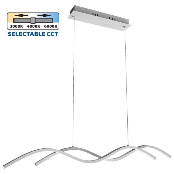 Lustra LED, 27 W, 3000-6000 K, 1698 lm, alb, LOARA Vivalux image