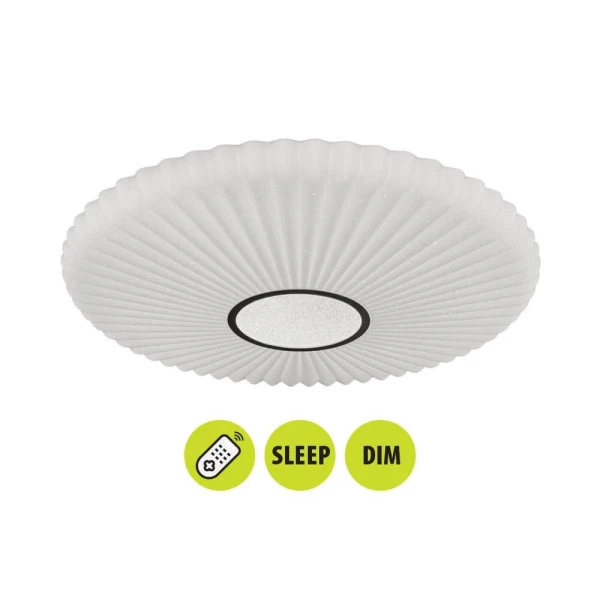 Corp de iluminat pentru tavan cu telecomanda, 60 W, 3000-6400 K, 5000 lm, ZARA Vivalux image