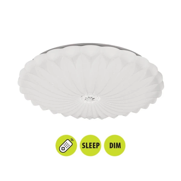 Corp de iluminat pentru tavan cu telecomanda, 60 W, 3000-6400 K, 5000 lm, KATE Vivalux image