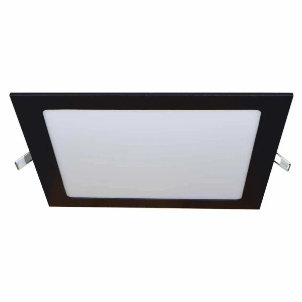 Spot LED incastrat, 18 W, 4000 K, 1150 lm, negru, GRID Vivalux image