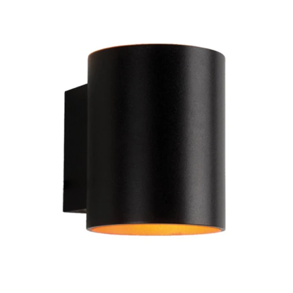 Aplica de perete decorativa, G9, negru/auriu, ADEL WL720 Vivalux image