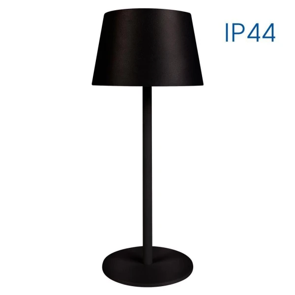 Lampa de masa solara, 4 W, 4000 K, 200 lm, IP44, neagra, LORI SOLAR LED Vivalux image