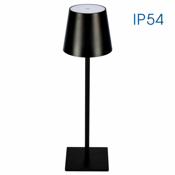Lampa de masa, 3 W, 4000 K, 230 lm, dimabila, IP54, negru, FRIDA Vivalux image