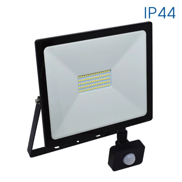 Proiector LED cu senzor, 50 W, 4000 lm, 6400 K, IP44, negru, SHIFT Vivalux image