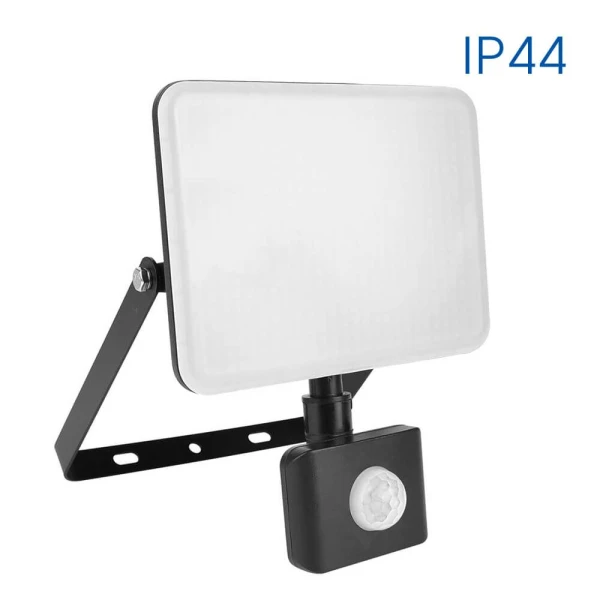 Proiector LED cu senzor, 10 W, 900 lm, 6400 K, IP44, negru, SHIFT Vivalux image